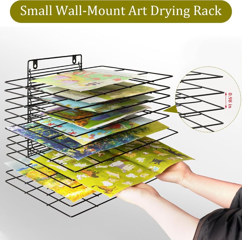 Photo 1 of ** similar image, unknown size or model**3-Tier Cooling Racks for Cooking and Baking - 13" x 9.6" Stackable Heavy Duty Stainless Steel Wire Rack for Baking, Grilling, Roasting - Oven & Dishwasher Safe - Black