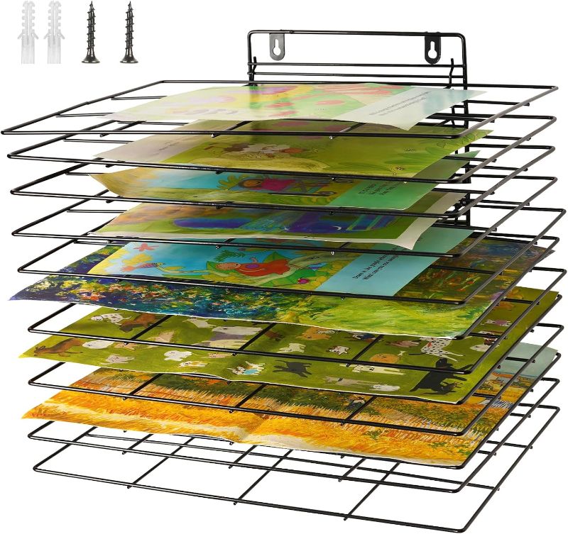 Photo 1 of ** similar image, unknown size or model**3-Tier Cooling Racks for Cooking and Baking - 13" x 9.6" Stackable Heavy Duty Stainless Steel Wire Rack for Baking, Grilling, Roasting - Oven & Dishwasher Safe - Black