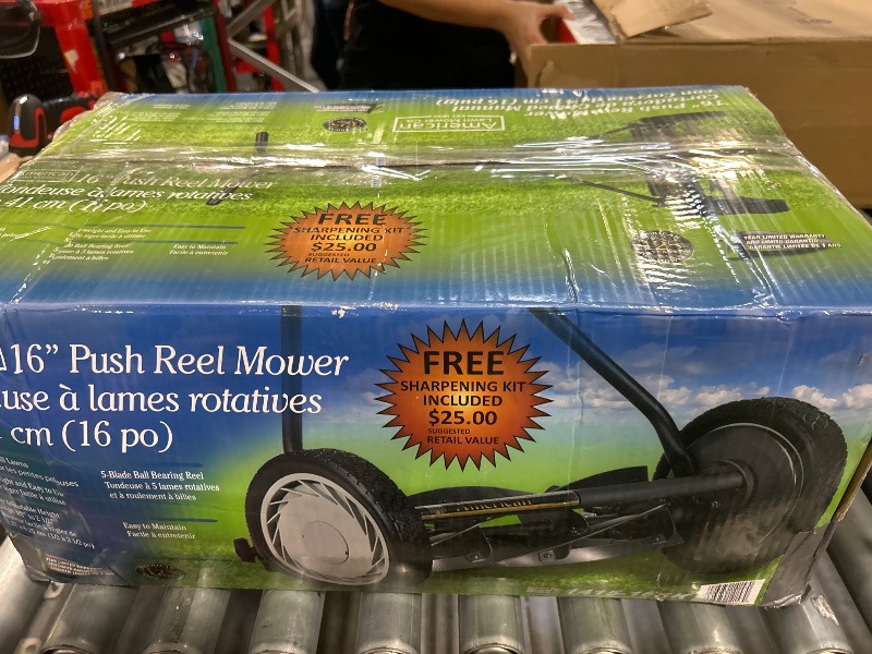 Photo 1 of ** no return*** American Lawn Mower Company 1415-16SK 16-Inch 5-Blade Push Reel Lawn Mower with Sharpening Kit