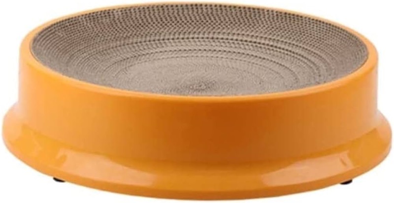 Photo 1 of 17x3 inch Orange cat scratcher bed, cardboard 