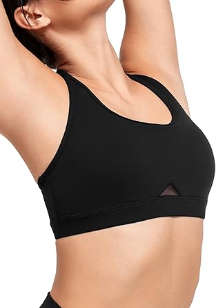 Photo 1 of Yvette Sports Bras for Women Lightweight Series Yoga Bras Soft U Back Workout Tops with Detachable Pads