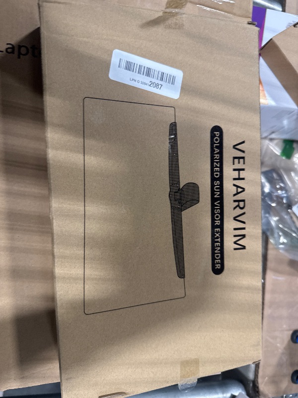 Photo 1 of Veharvim Sun Visor Extender for Cars, Polarized Car Visor Extender Sun Blocker UV400, Adjustable Visor Extension for Car Visor, Clip on, Universal (Large(2 Pack))