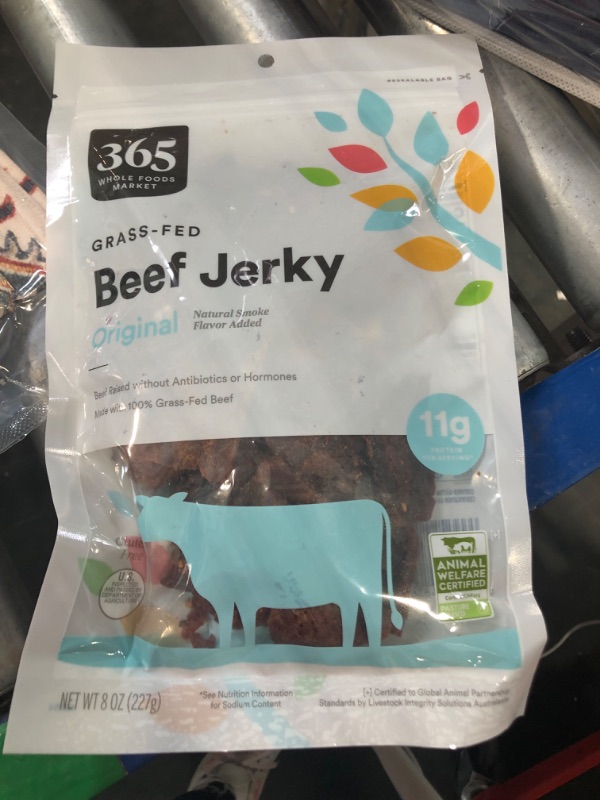 Photo 1 of 365 by Whole Foods Market, Original Family Size Beef Jerky, 8 Ounce