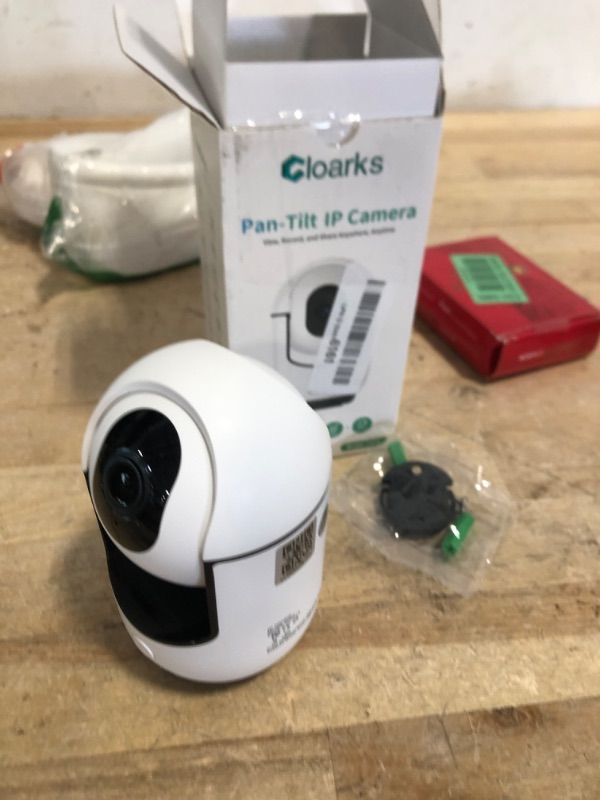 Photo 1 of 2K Pan/Tilt Security Camera, WiFi Indoor Camera for Home Security with AI Motion Detection, Baby/Pet Camera with Phone App, Color Night Vision, 2-Way Audio, 24/7, Siren, TF/Cloud Storage