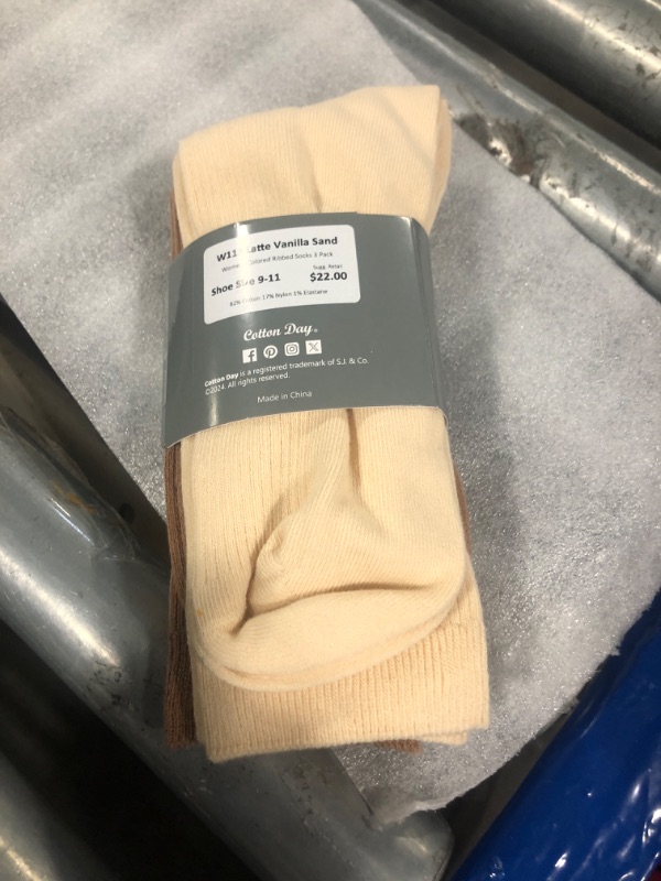 Photo 1 of  Women's Cotton Dress Socks - 2 Pack Large - Solid Casual  Sock Size -9-11