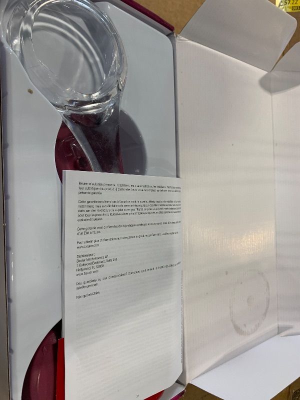 Photo 1 of  ***used***Beurer FC55 Electric Body Scrubber for Exfoliating and Massage, Waterproof for Showering, Cordless and Rechargeable, Spinning Skin Cleansing Brush with 2 Attachments