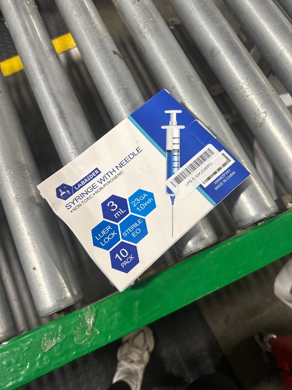 Photo 1 of 10 Pack 3ml Syringes with Needle - 23G, 1.0 inch Needle Luer Lock Syringe Individually Packaged