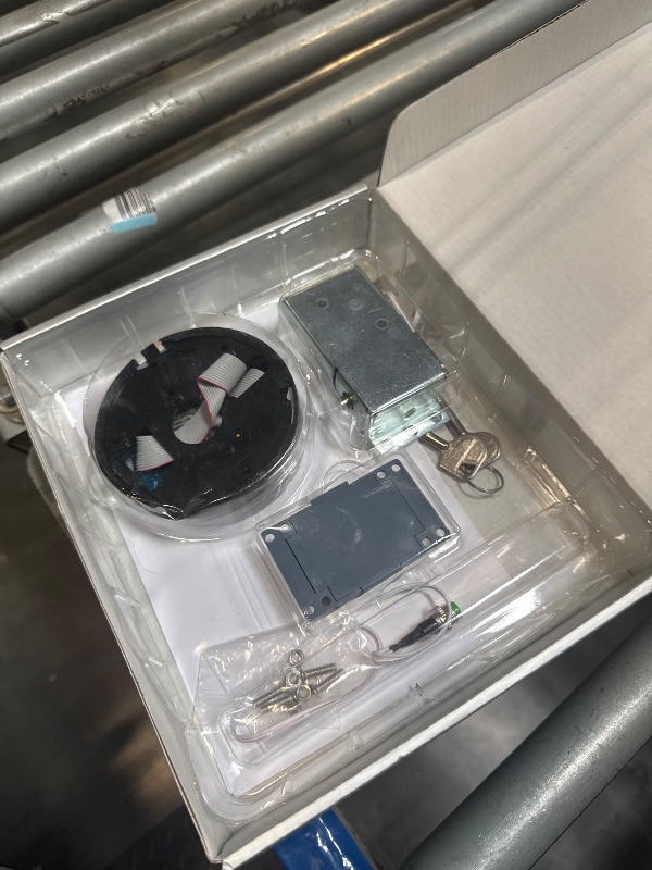 Photo 1 of Replacement Chrome Keypad Electronic Safe Lock, with Solenoid Lock & 2 Override Keys Chrome Keypad DIY Safe Electronic Lock, Fit All Kinds of safes, Home safes, Vault Doors, and More.