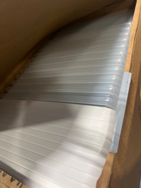 Photo 1 of Sterilite 12-Pack Latching Box, Stackable Storage Bins with Lids, Clear Plastic, 15 Quart