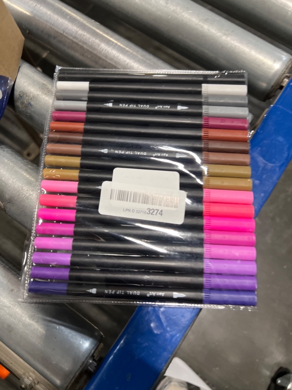 Photo 1 of ***MISSING MARKERS***
Dual Markers Brush Pens, 36 Fine Point Art Marker, Double Tip Colored Pen for Adult Coloring Hand Lettering, School Classroom Art Suppliers