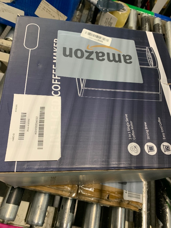 Photo 1 of KIDISLE Hot & Iced Coffee Maker with Bold Setting, Single Serve Coffee Maker for K Cup and Grounds, 6-14 oz Brew Sizes, 50 oz Removable Water Tank, One Cup Coffee Machine with Reusable Filter, Black
