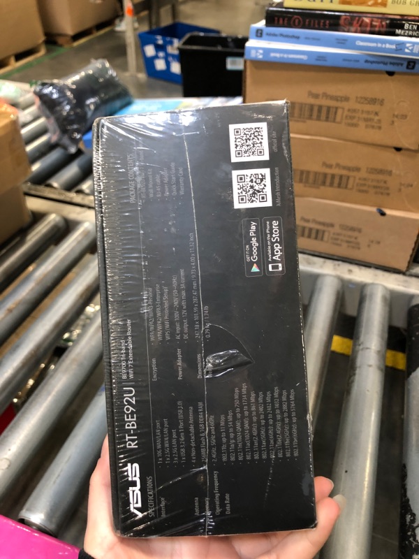 Photo 1 of ***FACTORY SEALED**'
ASUS RT-BE92U BE9700 Tri-Band WiFi 7 Router, Supports New 320MHz Bandwidth & 4096-QAM, MLO, AI WAN Detection, AiMesh Support, Subscription-Free Network Security & Comprehensive VPN Features