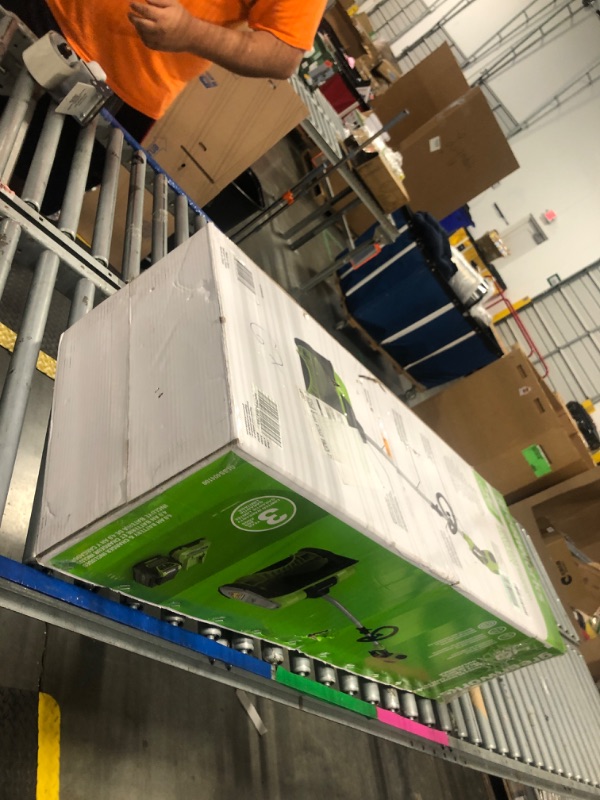 Photo 1 of ***battery missing***
Greenworks 40V (75+ Compatible Tools) 12” Cordless Snow Shovel, 4.0Ah Battery and Charger Included