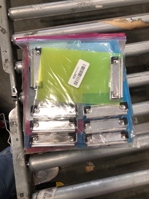 Photo 1 of 20 Pieces Mini Small Clipboards 4.7x7.3 Inch, Pocket Clip Boards Plastic Colorful Cute Memo Clipboard with Profile Clip for Shopping Lists, Scoresheet A6 Boards, Receipts Tickets