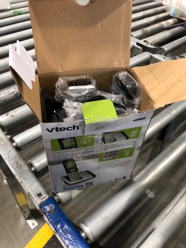 Photo 1 of VTech CS6719-2 2-Handset Cordless Phone with Caller ID/Call Waiting, Handset Intercom & Backlit Display/Keypad, Silver