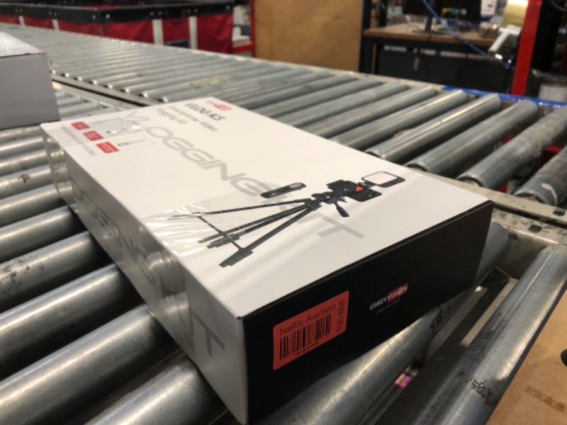 Photo 1 of USKEYVISION Upgraded Vlogging Kit w/Wireless Lavalier Microphone,YouTube Kit for iPhone and Smartphone w/59” Retractable Tripod,Automatic Switch Phone Clamp,Content Creator Gear for TikTok(Vlog K5)