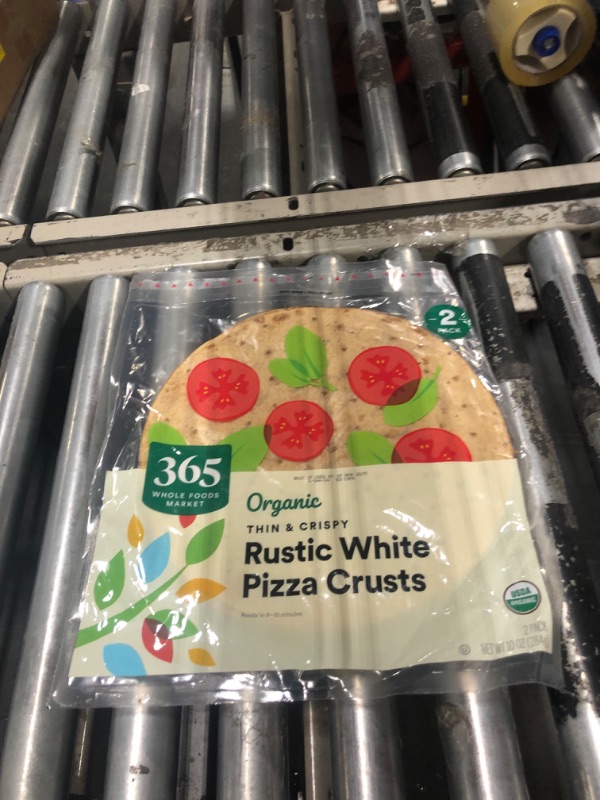 Photo 1 of 365 by Whole Foods Market, Pizza Dough Rustic White Thin And Crispy Organic, 10 Ounce 4 pack