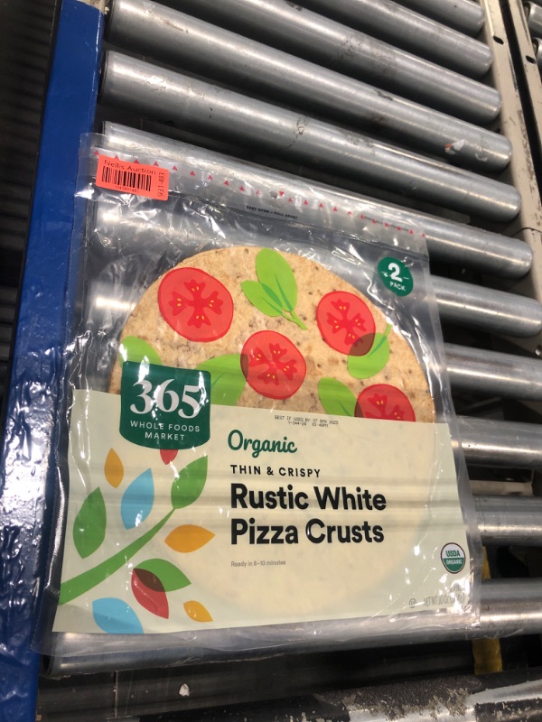 Photo 1 of 365 by Whole Foods Market, Pizza Dough Rustic White Thin And Crispy Organic, 10 Ounce