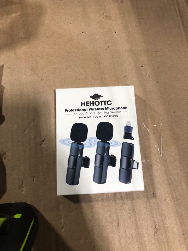 Photo 1 of USB C Mini Wireless Lavalier Microphone for iPhone 15 16, iOS and Android Devices - Noise Reduction Lapel Mic for Recording, Clip on Mic, Omni Lav Mic for Video Recording, Tiktok, Youtube, Vlog