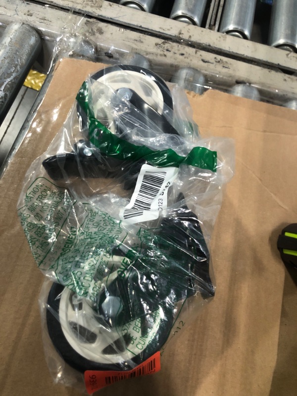 Photo 1 of ***MISSING PARTS***
4 Inch Heavy Duty Caster Wheels 2200Lbs, Swivel Casters Set of 4 with Safety Locking, Industrial Plate Caster Wheels for Furniture, Cart, Workbench(Free Screws and Spanner)