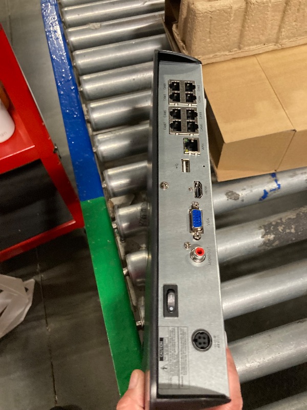 Photo 1 of ***UNTESTED***Swann 4K 8Channel Security Camera System NVR Recorder: nvr-8580 Security PoE NVR Box with 2TB HDD,24/7 Continuous Recording,Work with Swann IP 12MP/4K/5MP/4MP HD Cameras, SRNVR-88580H