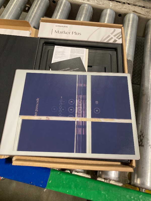 Photo 1 of **DAMAGED SCREEN-SELLING FOR PARTS**
reMarkable Paper Pro Bundle – Includes 11.8” reMarkable Paper Tablet, and Marker Plus Pen with Eraser