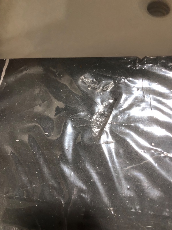 Photo 1 of **2 MINOR CHIPS TO COUNTERTOP**
LOCALAND 30" x 22" Vanity Top with Sink in Lauren Black Gold,Sintered Stone Vanity Sink Top with Ceramic Undermount Sink & Backsplash,30 inch Vanity Countertop with 8 Inch Faucet Hole