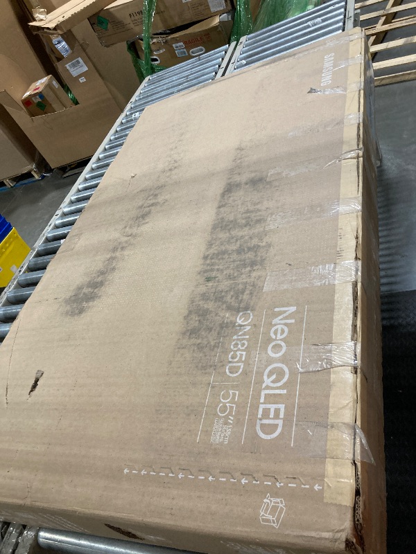 Photo 1 of **TESTED IN WAREHOUSE-FUNCTIONAL NO CRACKS**
SAMSUNG 55-Inch Class QLED 4K QN85D Series Mini LED, Neo Quantum HDR Smart TV w/Dolby Atmos, Object Tracking Sound Lite, Real Depth Enhancer Pro, Alexa Built-in (QN55QN85D, 2024 Model)