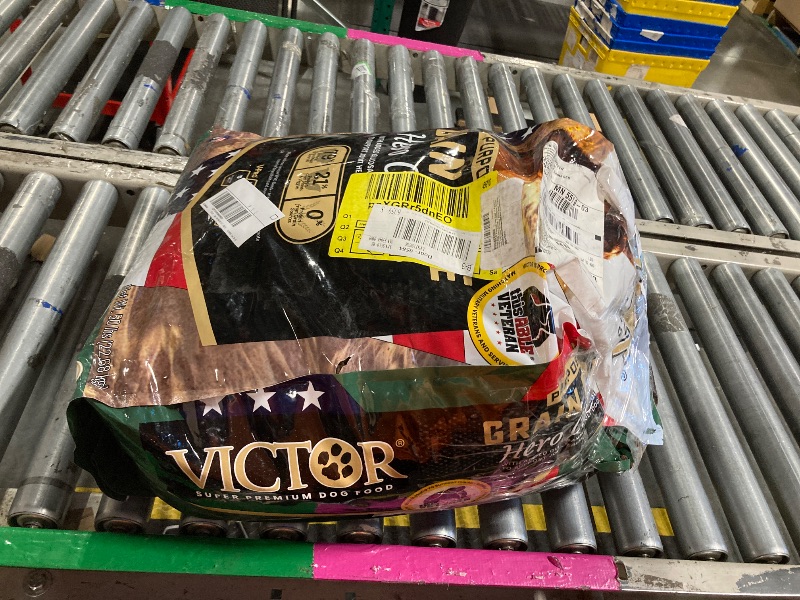 Photo 1 of **open tapped return**
VICTOR Super Premium Dog Food – Purpose - Grain Free Hero Canine – Premium Gluten Free Dog Food for Active Adult Dogs – High Protein with Glucosamine and Chondroitin for Hip and Joint Health, 50lbs