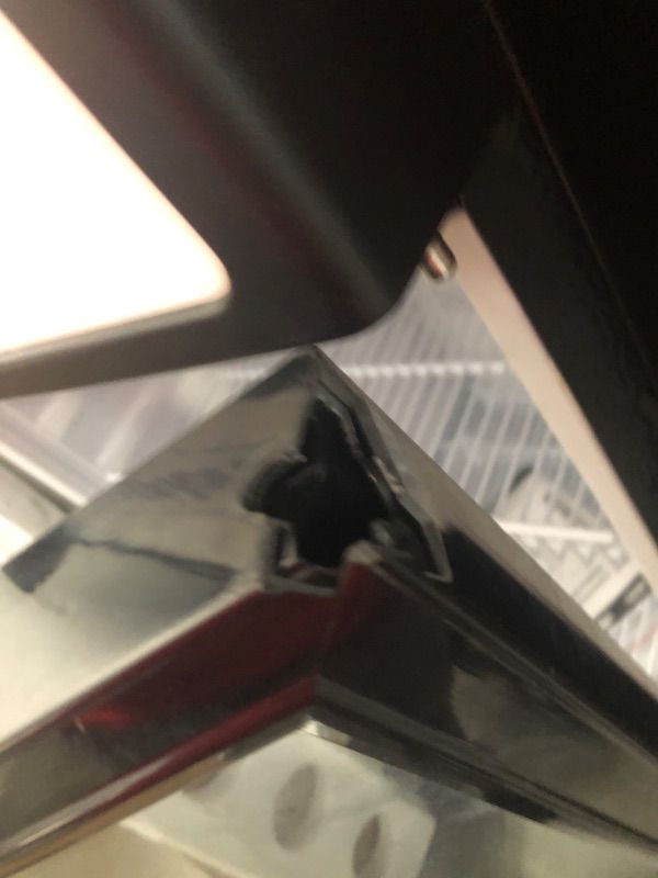 Photo 1 of **Minor dent on back left corner of fridge**
KoolMore KM-MDR-1D-6C 6 Cu. Ft. Commercial One Glass Door Display Upright Beverage Refrigerator Cooler Merchandiser-22.8 in. x 21.4 in. x 52.7 in. [Black]