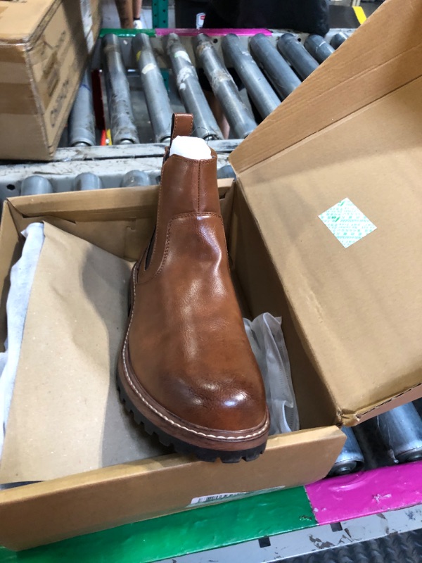 Photo 1 of **VERY LIGHTLY USED**
Jousen Chelsea Boots Casual Slip On Ankle Waterproof Mens Boots(AMY8406 brown 09)