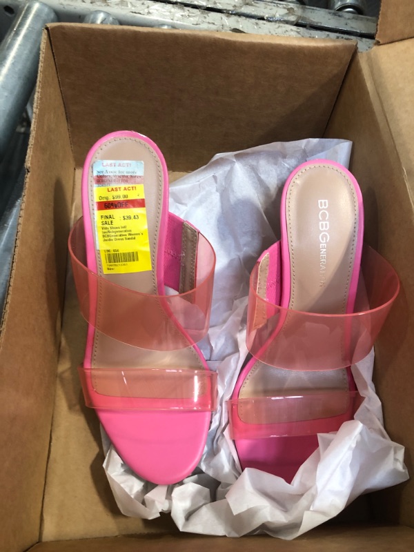 Photo 1 of **LIGHTLY USED**
BCBGeneration Women's Glam Heeled Sandal, Bubblegum/Bubblegum, 7