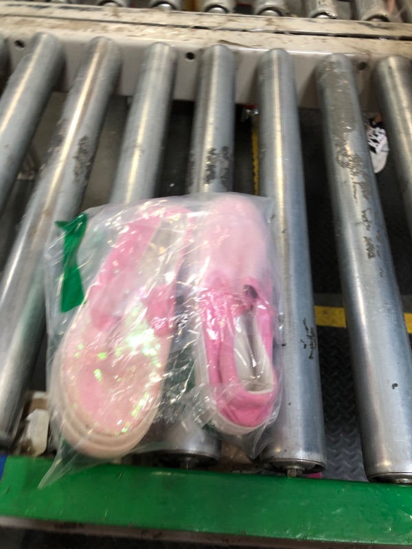 Photo 1 of **USED**
Toandon Girls Kids Sneakers Loafer Shoes Toddler Slip On Sequins Glimmer Glitter Sparkle Low Top Non Slip Rubber Sole Lightweight Breathable Walking Outdoor Fashion Casual Bowknot Pink Size 13