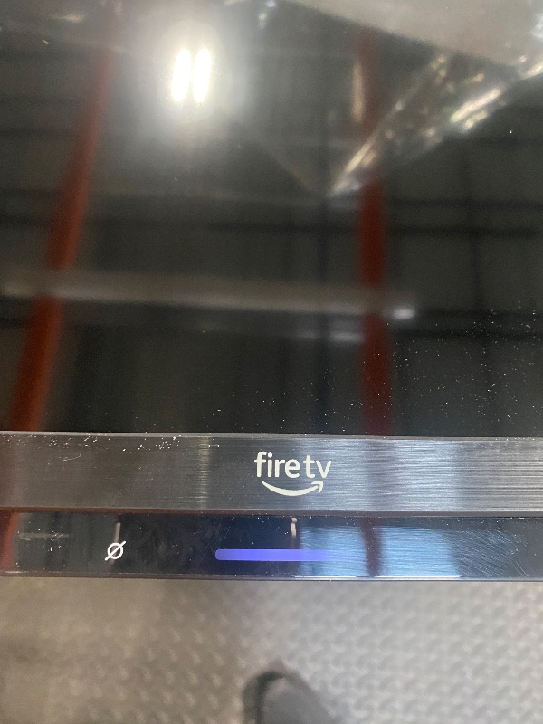 Photo 1 of **POWERED ON BUT ONLY LIGHT CAME ON AT BOTTOM OF TV-NOT SCREEN**Amazon Fire TV 50" Omni QLED Series 4K UHD smart TV, Dolby Vision IQ, Fire TV Ambient Experience, local dimming, hands-free with Alexa