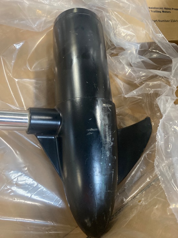 Photo 1 of **MINOR SCRATCHS ON HANDLE AREA AND  NEAR ROTORS**Newport Pontoon-Series 86lb Thrust Saltwater Electric Pontoon Trolling Motor with Deck Mount Bracket & 55" Shaft