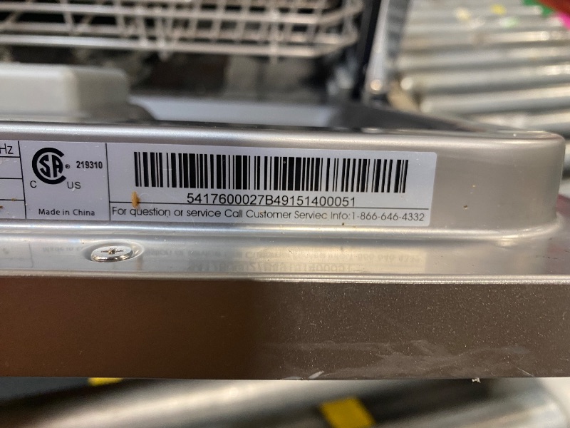 Photo 1 of **item is used-has food particles at bottom of dishwasher**
Midea MDC22P2ASS Countertop, Portable Place Settings & 6+2 Washing Cycles. Energy Star Dishwasher, Dish Washer for Dorm, RV& Apartment, Sliver, Silver