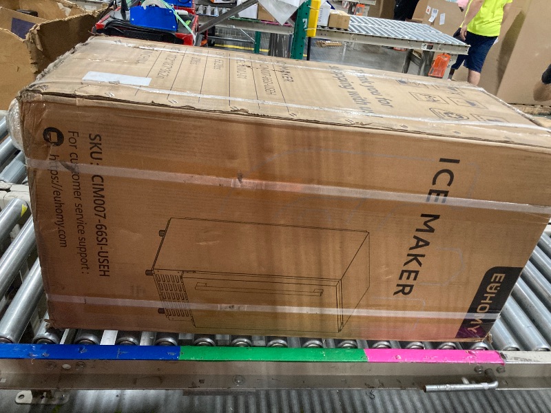 Photo 1 of **FACTORY SEALED AS SHOWN IN PHOTOS**
EUHOMY Commercial Under Counter Nugget Ice Maker Machine, 66Lbs/Day, Bulit-in Freestanding Ice Maker with Gravity Drainage, Self-Cleaning & 24H Timer Ice Machine, for Commercial & Home Use(Silver)