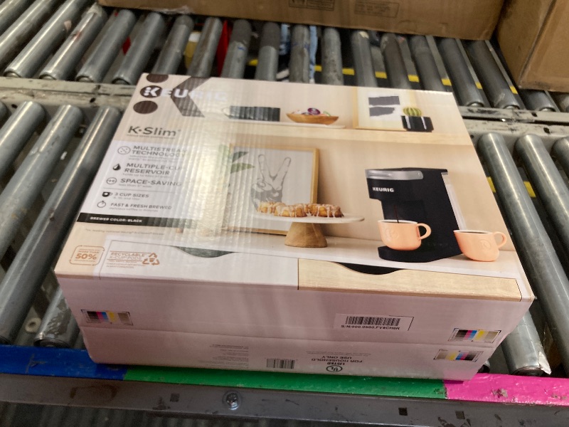 Photo 1 of **FACTORY SEALED-OPENED IN WAREHOUSE**
Keurig K-Slim Single Serve Coffee Maker Black KSLIM
