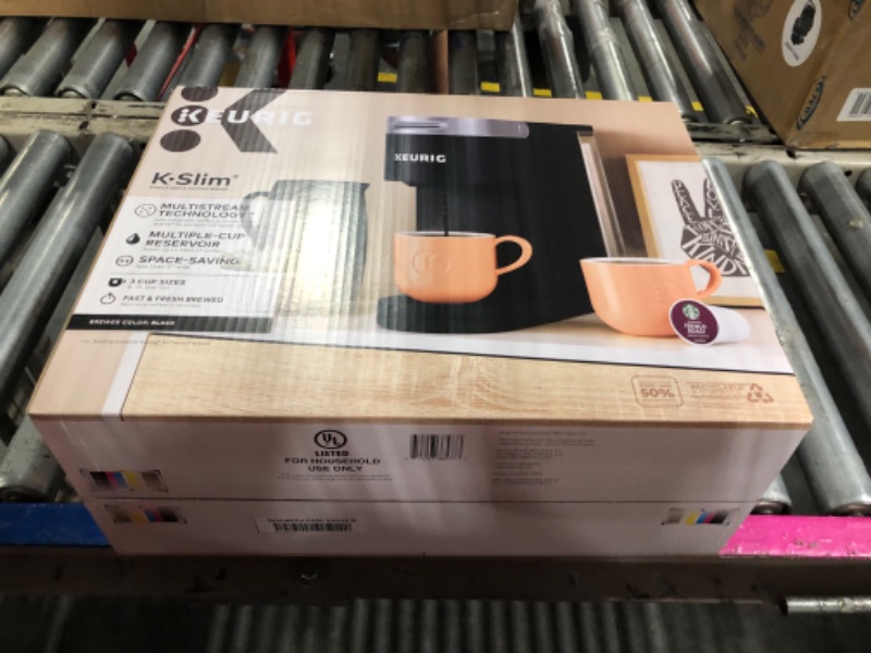 Photo 1 of **Factory sealed**
Keurig K-Slim Single-Serve Coffee Maker, Black
