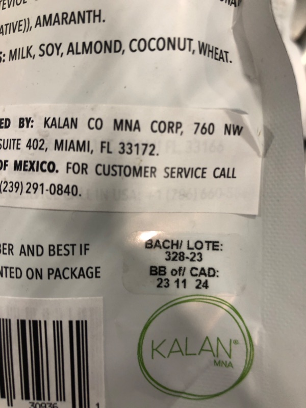 Photo 1 of ****EXPIRED**** Kalan Krunch Coconut Natural Flavored Amaranth Wafers, Pack of 1, 3.88 oz