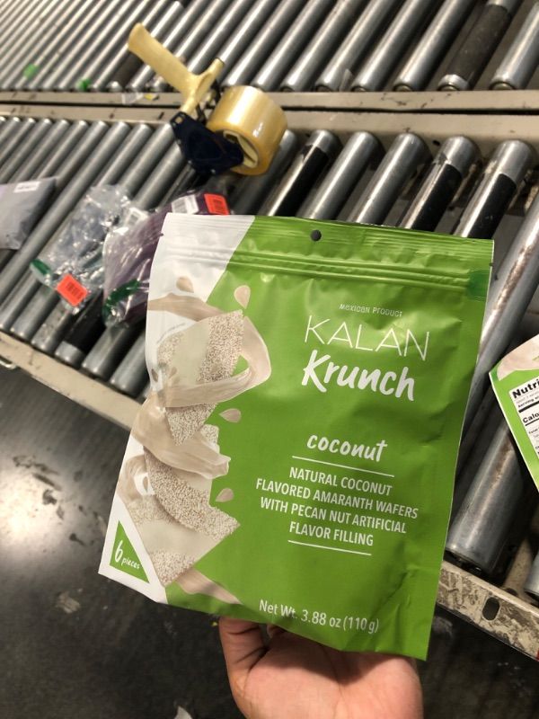 Photo 1 of ****EXPIRED**** Kalan Krunch Coconut Natural Flavored Amaranth Wafers, Pack of 1, 3.88 oz