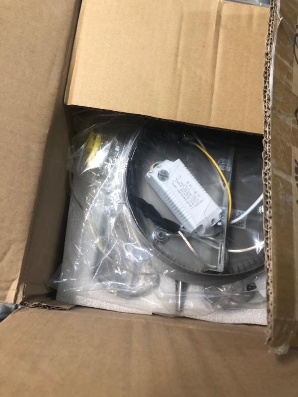 Photo 1 of (PARTIAL SET) (UNTESTED) SHIANDAR 3-Light Pendant Lights Kitchen Island Black Dimmable Modern Pendant Light, Adjustable Modern Led Pendant Ceiling Light Fixture for Kitchen