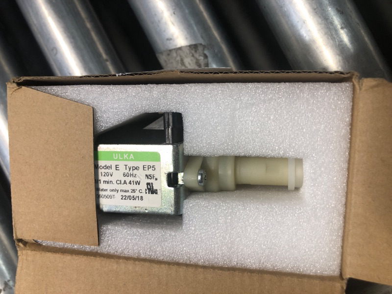 Photo 1 of (please see all images) ULKA Model E Type EP5 Vibratory Pump 120V 60Hz 41W for Saeco Gaggia Delonghi Espresso Machine Replacement Parts