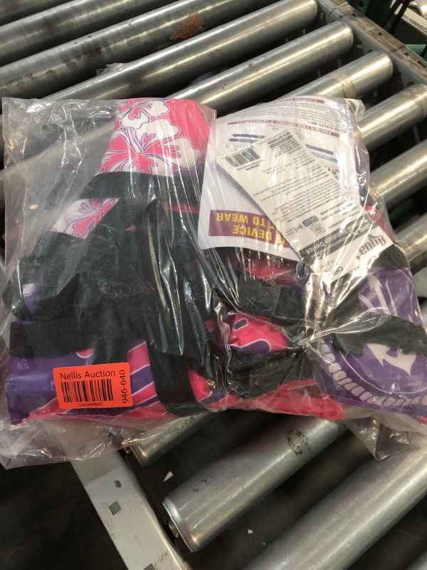 Photo 1 of  US Coast Guard-Approved Kids Life Jacket 30-50 lbs -Type III PFD Flexible-Fit Open-Sided Design Personal Flotation Device – Pink/Berry