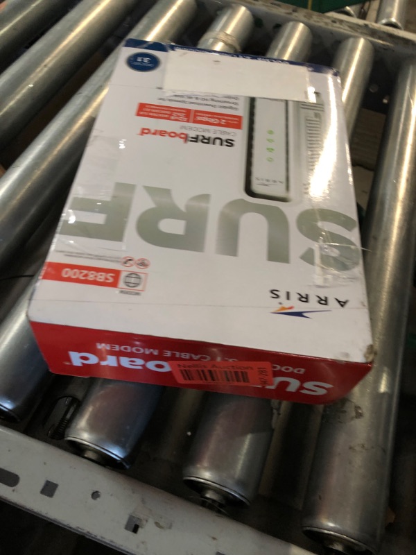 Photo 1 of ***(PARTS ONLY/ NON FUNCTIONAL)***ARRIS (SB8200) - Cable Modem - Fast DOCSIS 3.1 32x8 Gigabit Cable Modem , Approved for Comcast Xfinity, Cox, Charter Spectrum, & more | 1 Gbps Max Internet Speed, 4 OFDM Channels - (No Built-in Wifi)