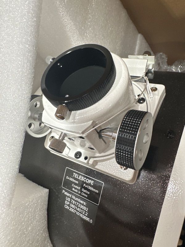 Photo 1 of *** TWO BOXES, MISSING PARTS, TRUCK PICKUP ONLY *** SkyWatcher Flextube 300 SynScan Dobsonian 12-inch Collapsible Computerized GoTo Large Aperture Telescope (S11820)