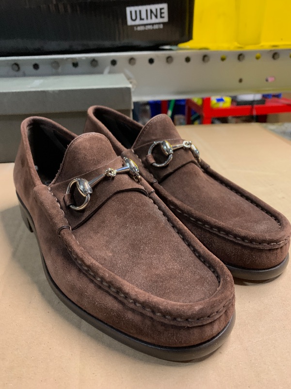Photo 1 of Gucci Horsebit Loafer Brown Suede (Size 5 1/2 D)