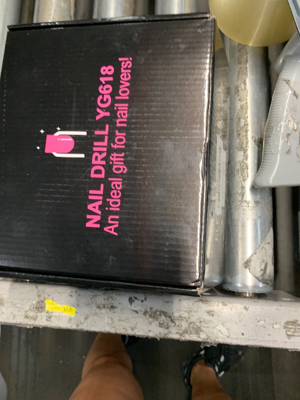 Photo 1 of GOLEEXU Nail Drill Electric File: 40000RPM Professional E File Kit E File Machine Filer for Shaping, Buffing, Removing Acrylic Gel Nails, Manicure Pedicure Kit with 12Pcs Nail Bits, Home Salon Use