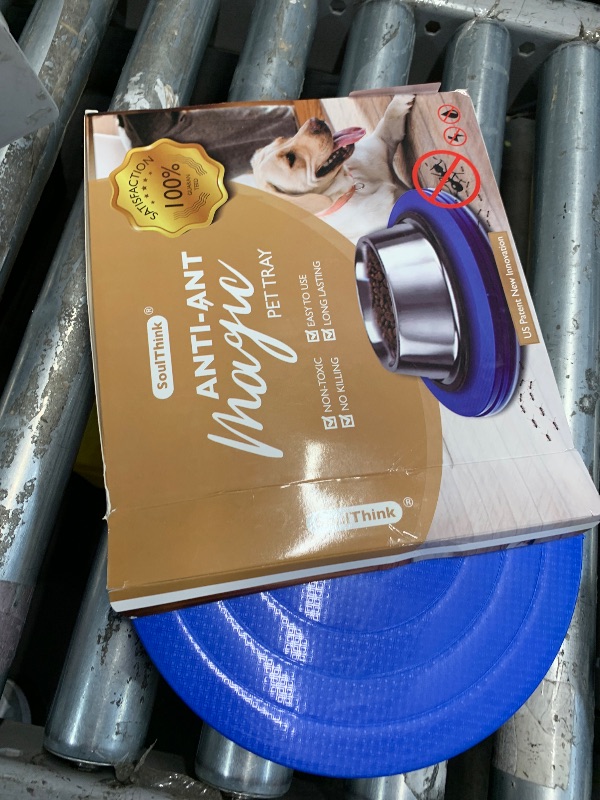 Photo 1 of (MISSING BOWL) SoulThink® Ant Proof Cat Dog Bowl Tray - New Innovation Anti Ant Pet Food Dish Indoor No Chemical No Water Needed Different from Traditional Ant Trap (Royal Blue)