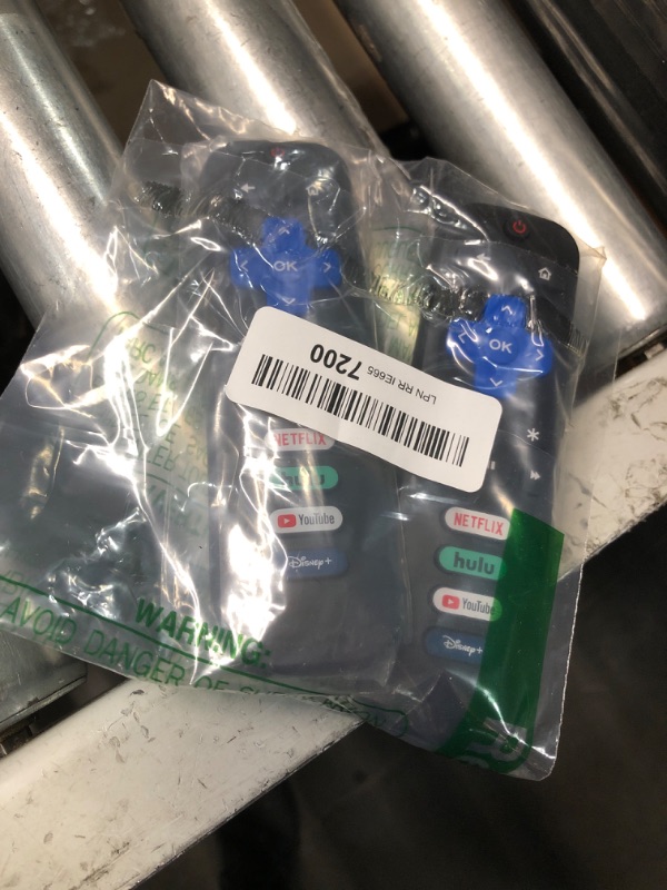 Photo 1 of (Pack of 2) Replacement-Remote-Control for Roku-TV,Compatible for TCL Roku/Hisense Roku/Onn Roku/Philips Roku Smart TVs(Not for Roku Stick and Box)